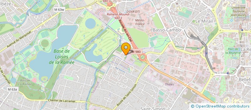 localisation de l'entreprise CONSTRUCTION SANTARENSE à TOULOUSE