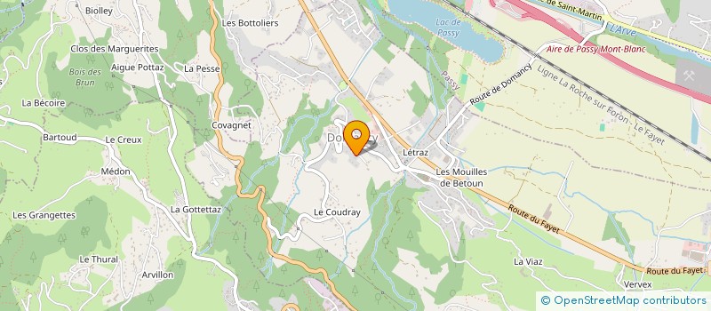 localisation de l'entreprise CONSTRUCTION SAVOIE CHALET  DOMANCY