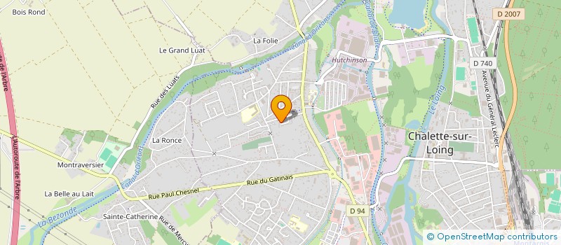 localisation de l'entreprise CONSTRUCTION SPORT à CHALETTE-SUR-LOING