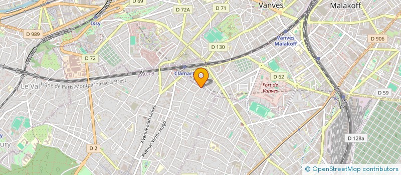 localisation de l'entreprise CONSTRUCTION SUD RENOVATION à CLAMART