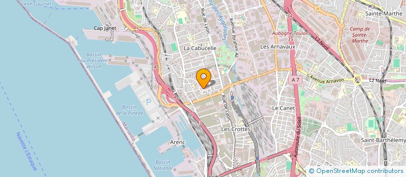 localisation de l'entreprise CONSTRUCTION TEKMAN à MARSEILLE