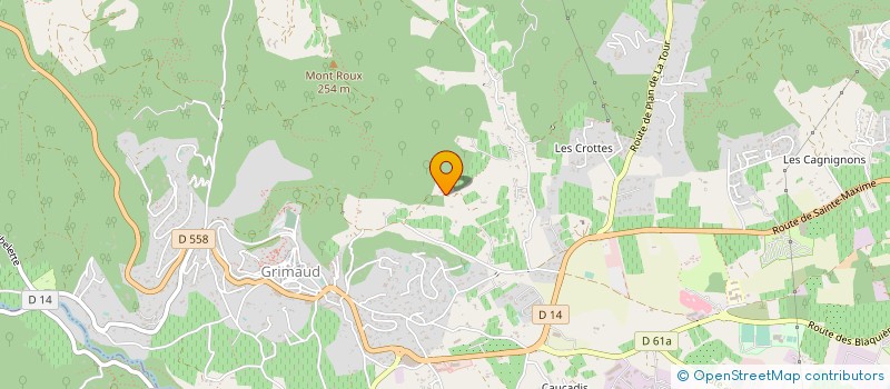 localisation de l'entreprise CONSTRUCTION TINYHOUSE  GRIMAUD