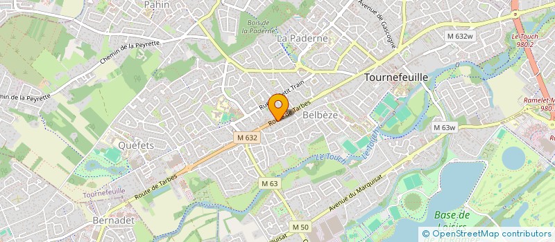 localisation de l'entreprise CONSTRUCTION TOULOUSAINE NEUF ET RENOVATION  TOURNEFEUILLE