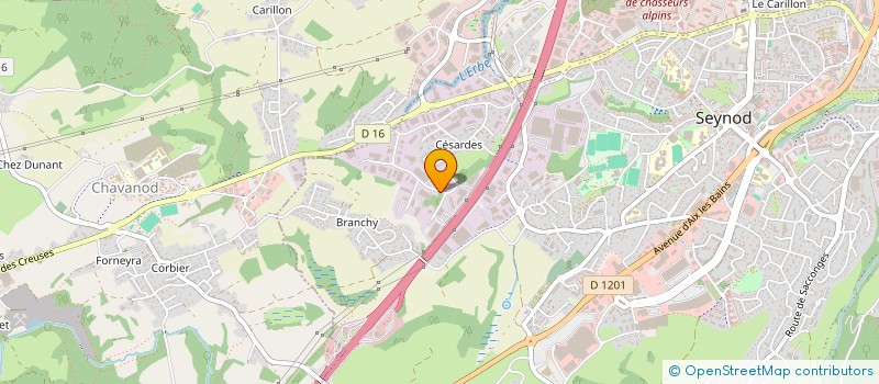 localisation de l'entreprise CONSTRUCTION TRADITION DES SAVOIE  ANNECY