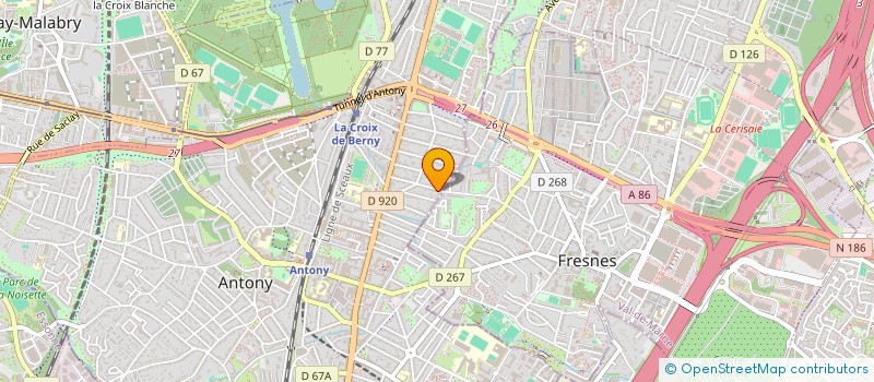 localisation de l'entreprise CONSTRUCTION TRADITIONNELLE BAT MODERNE à ANTONY