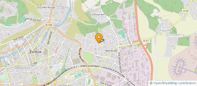 localisation de l'entreprise CONSTRUCTION TRAVAUX GENERALE BATIMENT à EVREUX