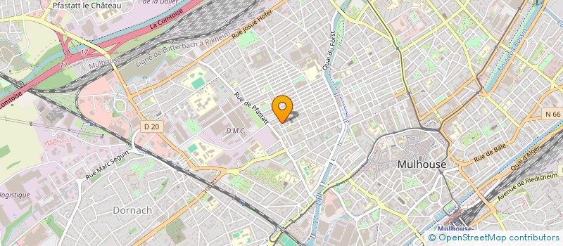 localisation de l'entreprise CONSTRUCTION TRAVAUX RESTAURATION SARL  MULHOUSE