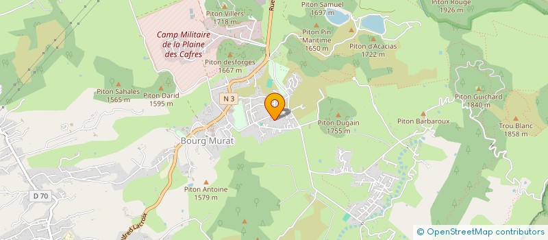 localisation de l'entreprise CONSTRUCTION TROPICALE  LE TAMPON