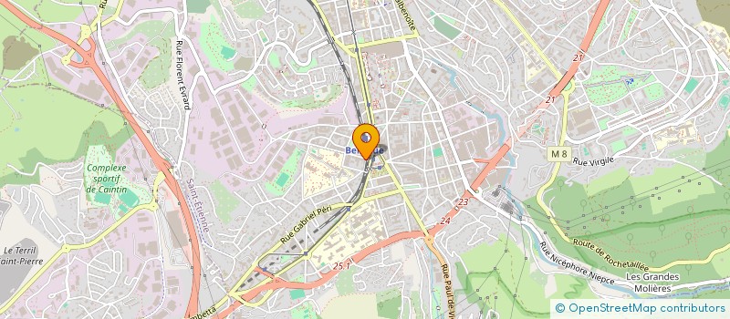 localisation de l'entreprise CONSTRUCTION UDV  SAINT-ETIENNE