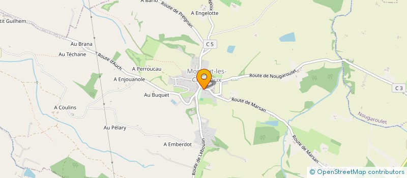 localisation de l'entreprise CONSTRUCTION VALLS à ROQUELAURE