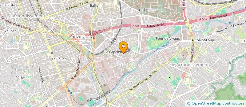 localisation de l'entreprise CONSTRUCTION VDJ à MARSEILLE