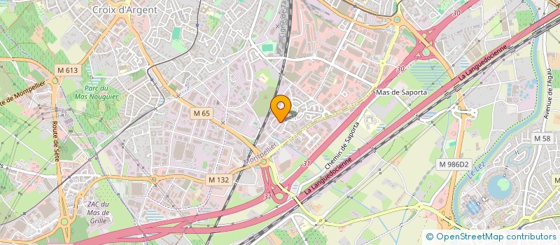 localisation de l'entreprise CONSTRUCTION VENTE RENOVATION à MONTPELLIER