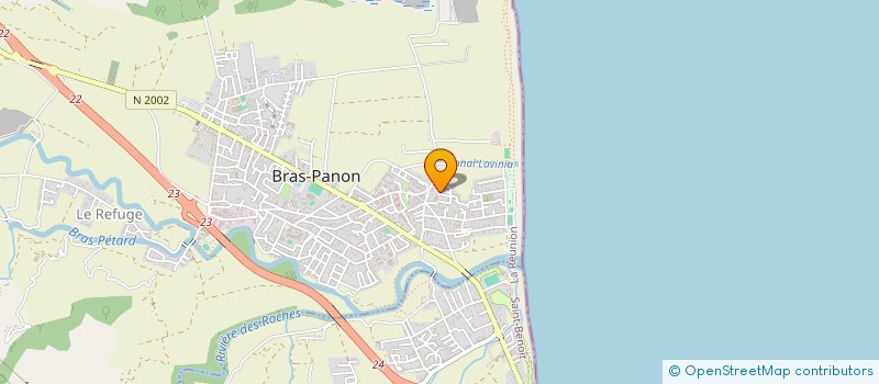 localisation de l'entreprise CONSTRUCTION VILLAS REUNION  BRAS-PANON