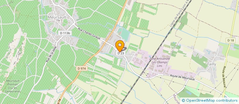 localisation de l'entreprise CONSTRUCTION VINICOLE MURISALTIENNE  MEURSAULT