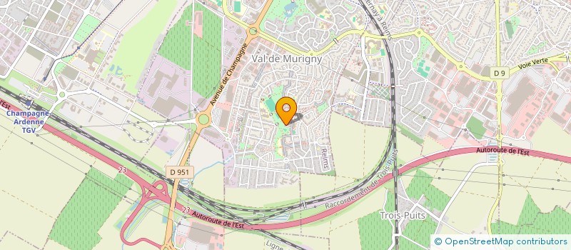 localisation de l'entreprise CONSTRUCTION ZAM  REIMS