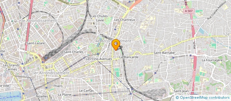 localisation de l'entreprise CONSTRUCTIONS 13 à MARSEILLE