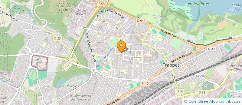 localisation de l'entreprise CONSTRUCTIONS+ à TRAPPES