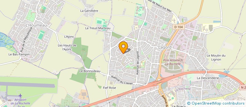 localisation de l'entreprise CONSTRUCTIONS ABC SAS à LAGORD