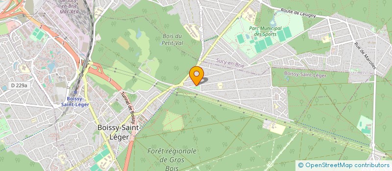 localisation de l'entreprise CONSTRUCTIONS ACV à BOISSY-SAINT-LEGER