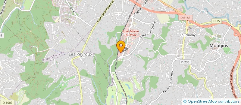 localisation de l'entreprise CONSTRUCTIONS&AMENAGEMENTS ASSOCIES à MOUGINS