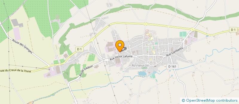 localisation de l'entreprise CONSTRUCTIONS ANNEYRONAISES à ANNEYRON