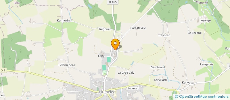 localisation de l'entreprise CONSTRUCTIONS ANTOINE à PLUMELEC