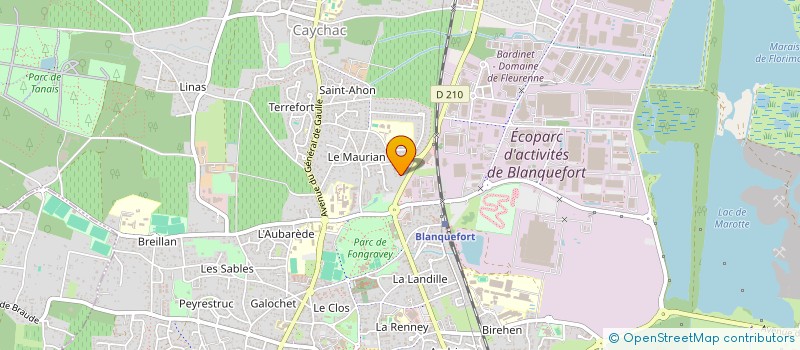 localisation de l'entreprise CONSTRUCTIONS APPLICATIONS BATIMENT à BLANQUEFORT