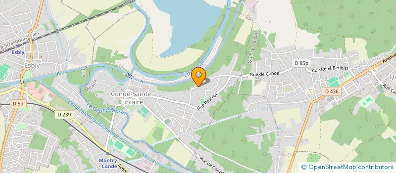 localisation de l'entreprise CONSTRUCTIONS ARTISANALES CONTEMPORAINES  CONDE-SAINTE-LIBIAIRE