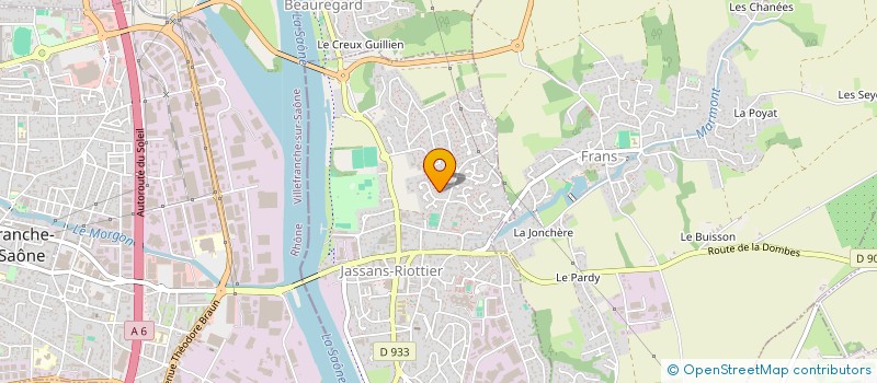 localisation de l'entreprise CONSTRUCTIONS ARTISANALES RHONE-ALPES à JASSANS-RIOTTIER