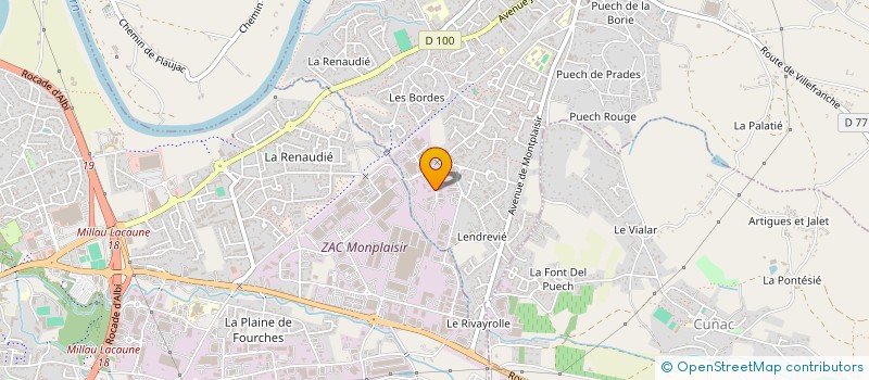 localisation de l'entreprise CONSTRUCTIONS ARTISANALES TARNAISES à SAINT-JUERY