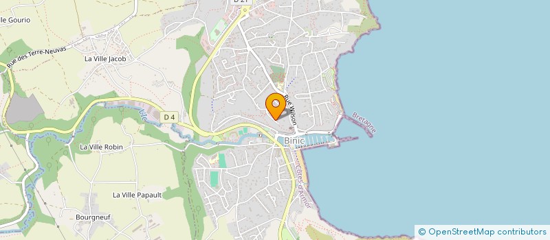 localisation de l'entreprise CONSTRUCTIONS ASV  BINIC-ETABLES-SUR-MER