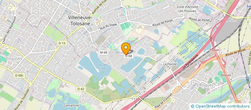 localisation de l'entreprise CONSTRUCTIONS C.A.M. BAT  ROQUES