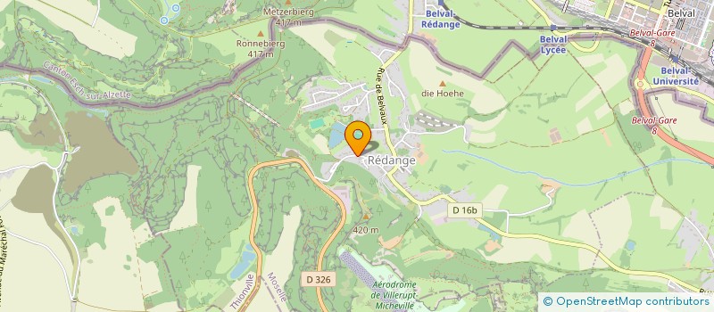 localisation de l'entreprise CONSTRUCTIONS CARDOSO  REDANGE