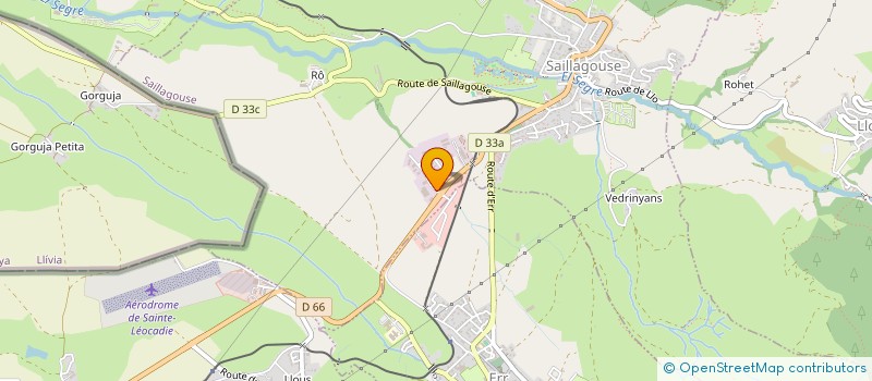 localisation de l'entreprise CONSTRUCTIONS CERDANES  SAILLAGOUSE