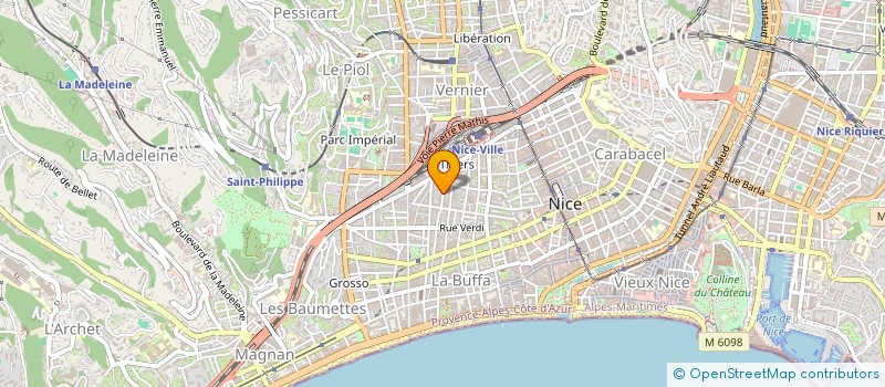 localisation de l'entreprise CONSTRUCTIONS CLUB PRESTIGE à NICE