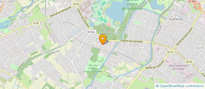 localisation de l'entreprise CONSTRUCTIONS CONAN & ASSOCIES à TOURNEFEUILLE