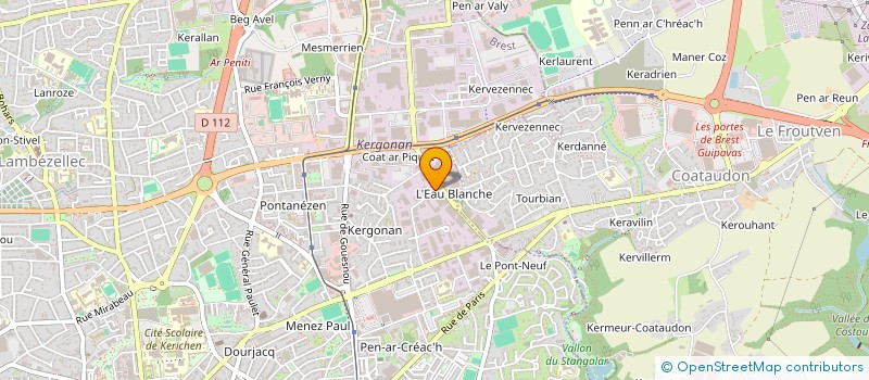 localisation de l'entreprise CONSTRUCTIONS COTE OUEST à BREST