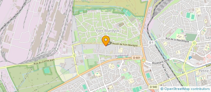 localisation de l'entreprise CONSTRUCTIONS D'OPALE à DUNKERQUE