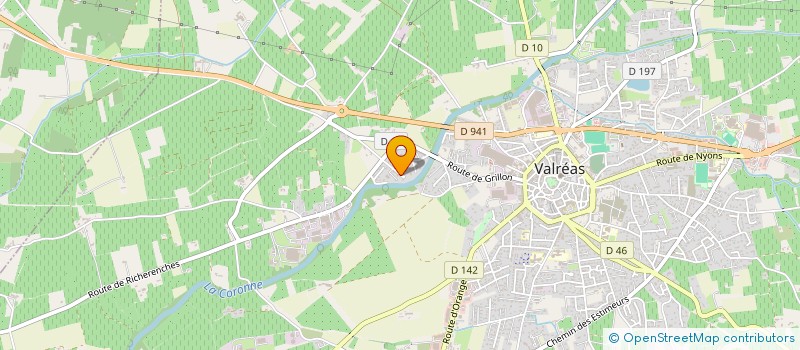 localisation de l'entreprise CONSTRUCTIONS DE L'ENCLAVE à VALREAS