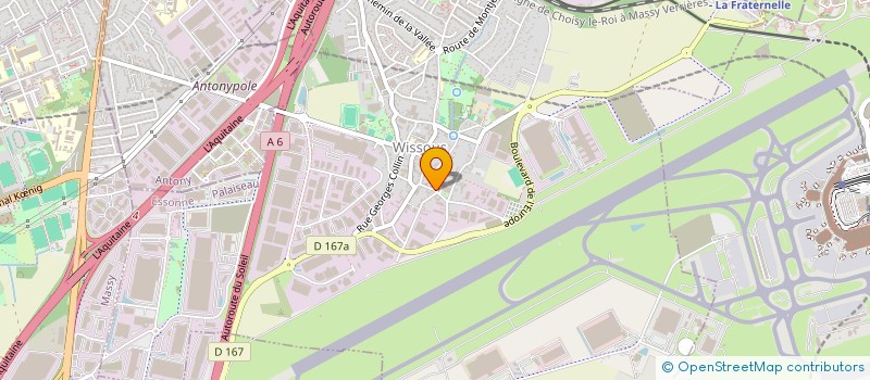 localisation de l'entreprise CONSTRUCTIONS DE L ESSONNE  WISSOUS