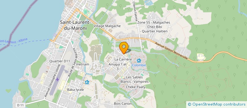 localisation de l'entreprise CONSTRUCTIONS DE L OUEST à SAINT-LAURENT-DU-MARONI