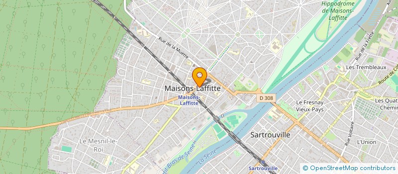 localisation de l'entreprise CONSTRUCTIONS DE MAISONS LAFFITTE à MAISONS-LAFFITTE
