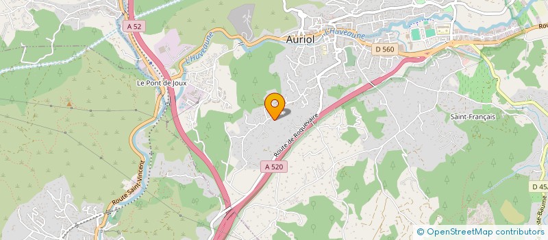 localisation de l'entreprise CONSTRUCTIONS DE PROVENCE à AURIOL