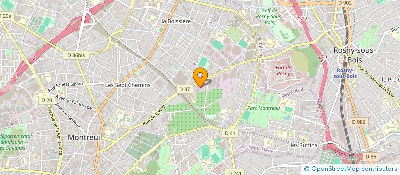 localisation de l'entreprise CONSTRUCTIONS DEMOLITIONS RENOVATIONS à MONTREUIL