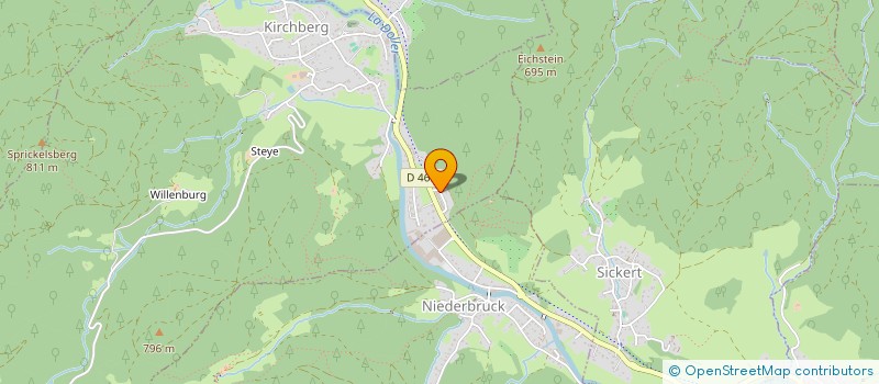 localisation de l'entreprise CONSTRUCTIONS DIMENSKI ET FILS  KIRCHBERG