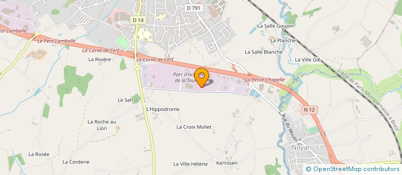localisation de l'entreprise CONSTRUCTIONS DU GOUESSANT à LAMBALLE-ARMOR