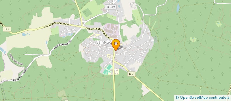 localisation de l'entreprise CONSTRUCTIONS DU HAINAUT  SAINT-GOBAIN