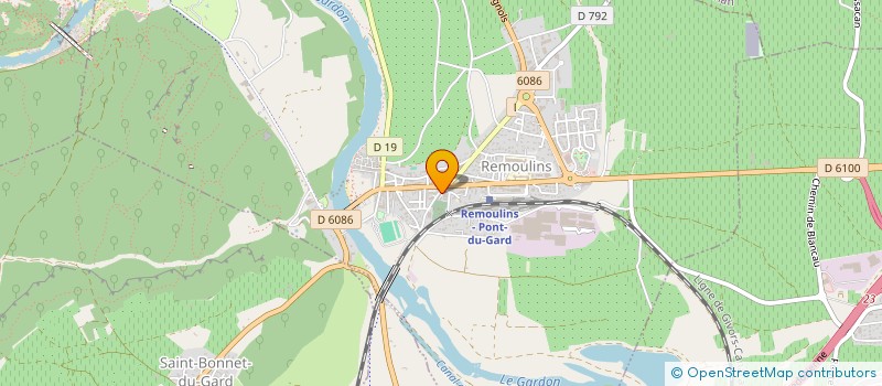 localisation de l'entreprise CONSTRUCTIONS DU PONT DU GARD à REMOULINS