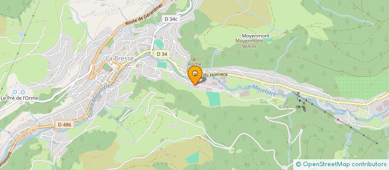 localisation de l'entreprise CONSTRUCTIONS DU RAINDE à LA BRESSE