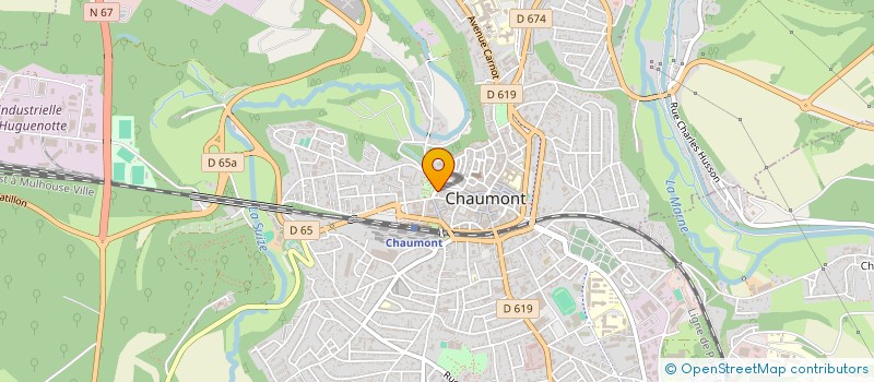 localisation de l'entreprise CONSTRUCTIONS DU VAL DE SUIZE  CHAUMONT